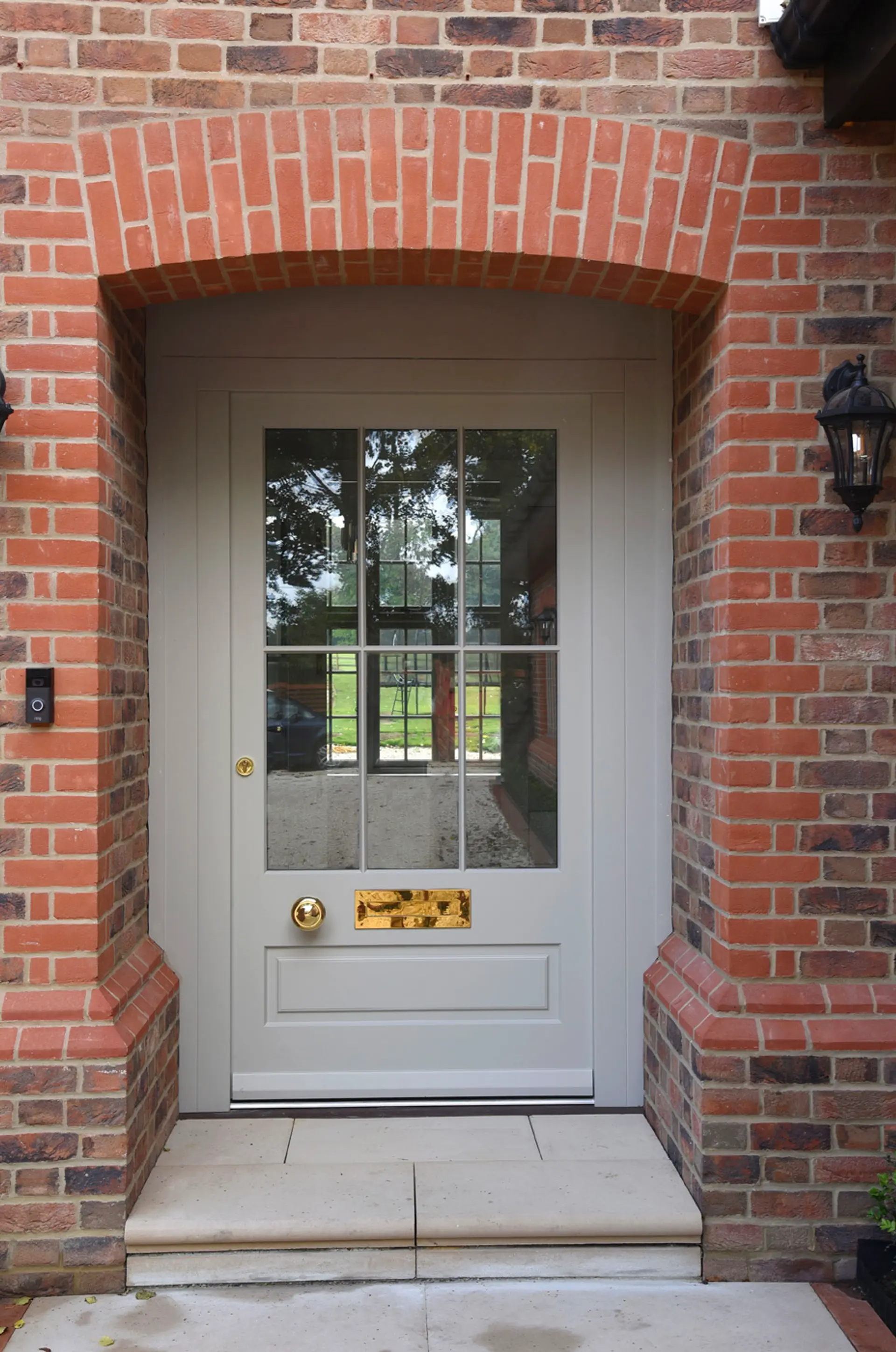 Entrance Door Grey Exterior 9 - Entrance Door in Grey
