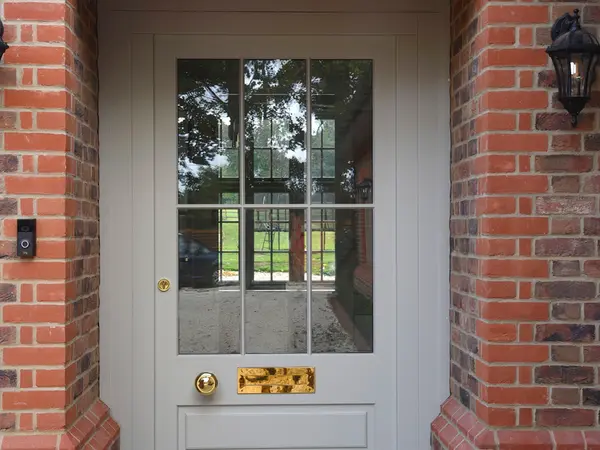 Entrance Door Grey Exterior 9 - Entrance Door in Grey