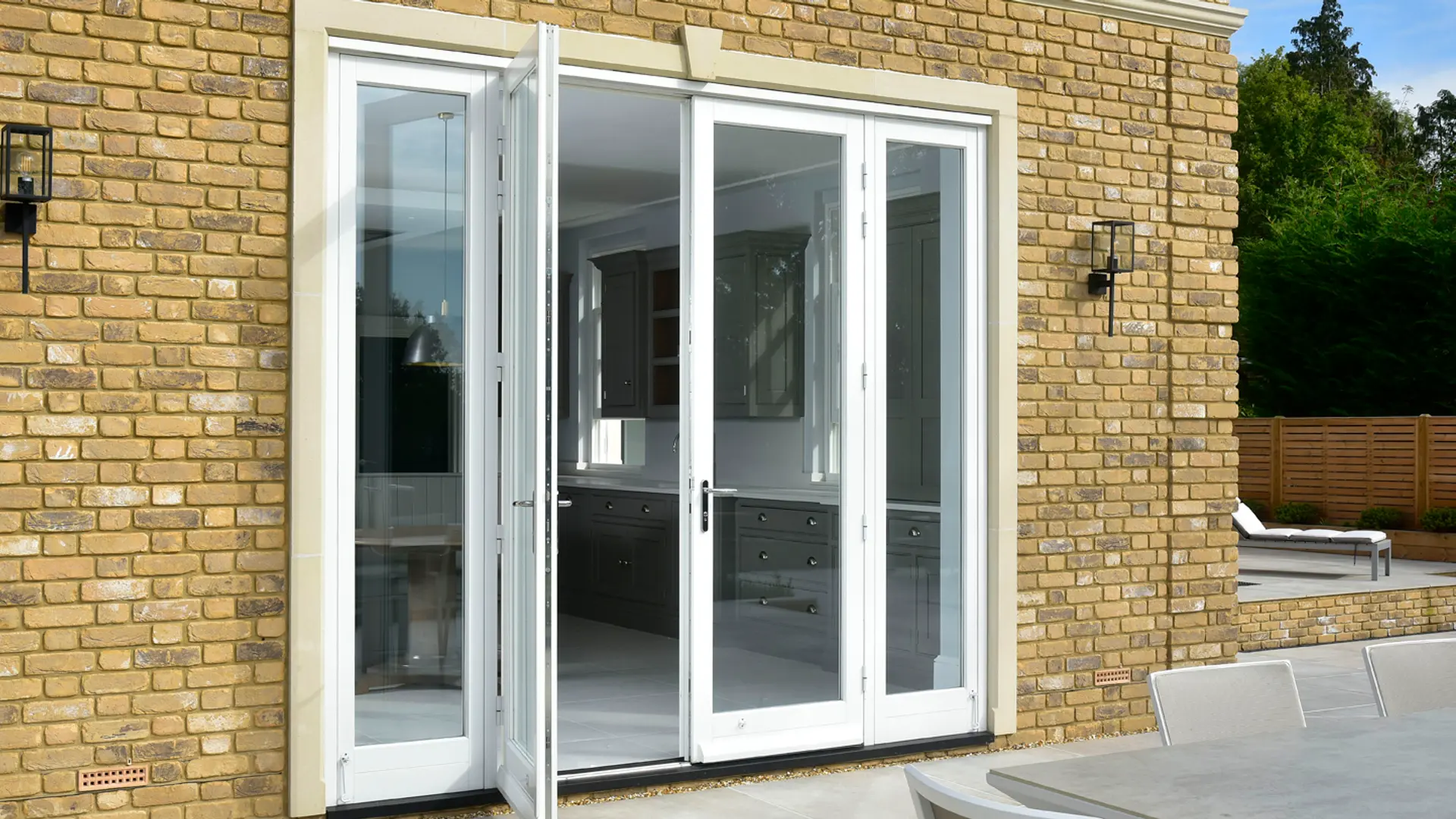 French Door White Exterior 18 - French door in White