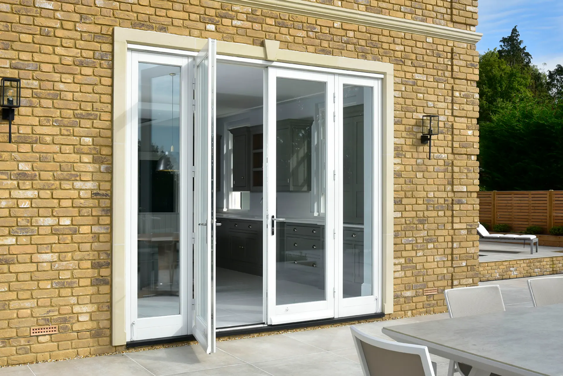 French Door White Exterior 18 - French door in White