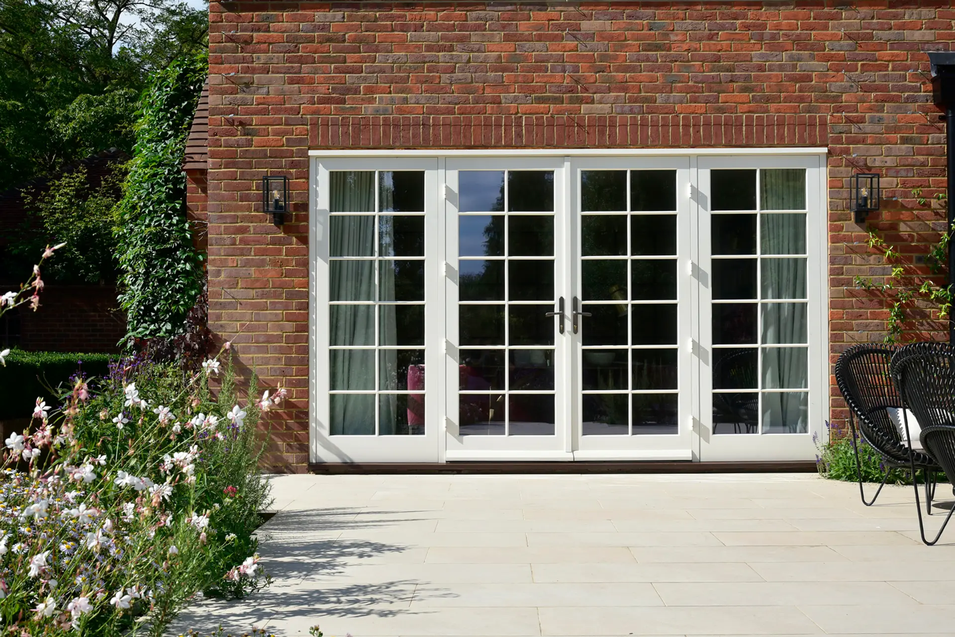 French Door White Exterior 30 - French door in White