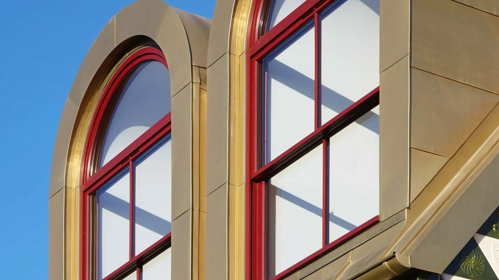 Sash Windows Red Exterior - Sash window in Red