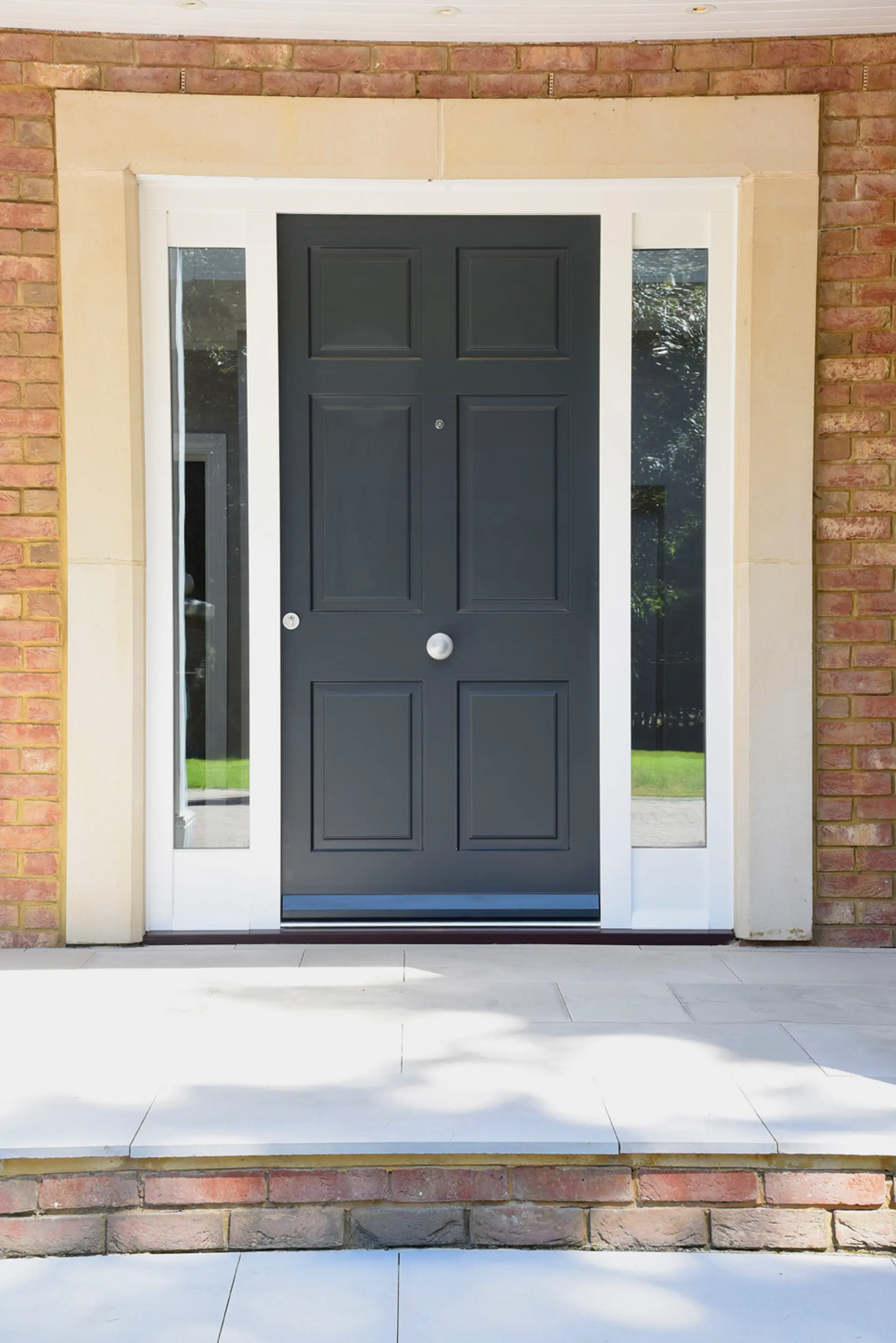 Entrance Door Grey Exterior 11 - Entrance Door in Grey