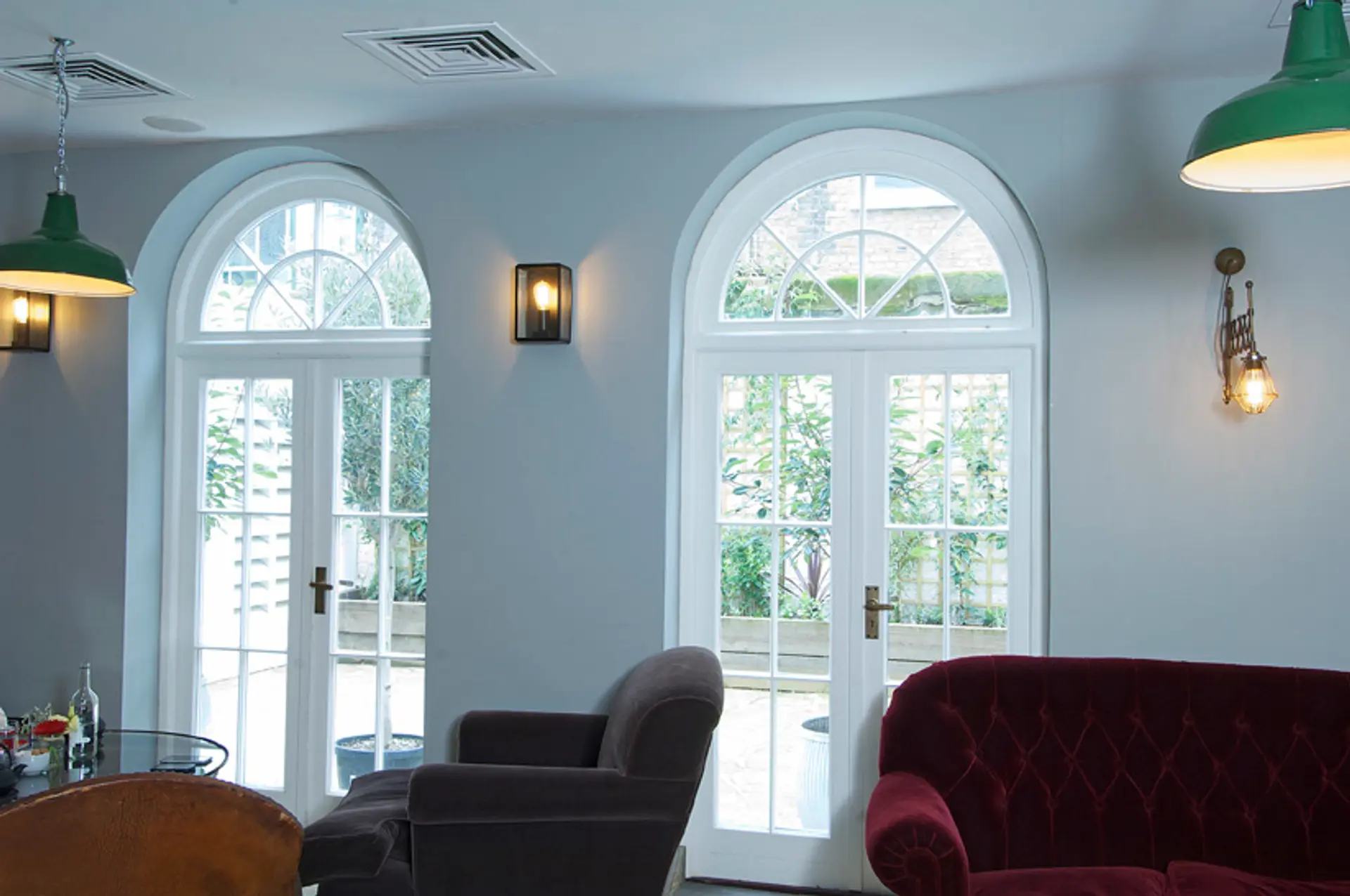 French Door White Interior 12 - French door in White