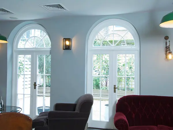 French Door White Interior 12 - French door in White