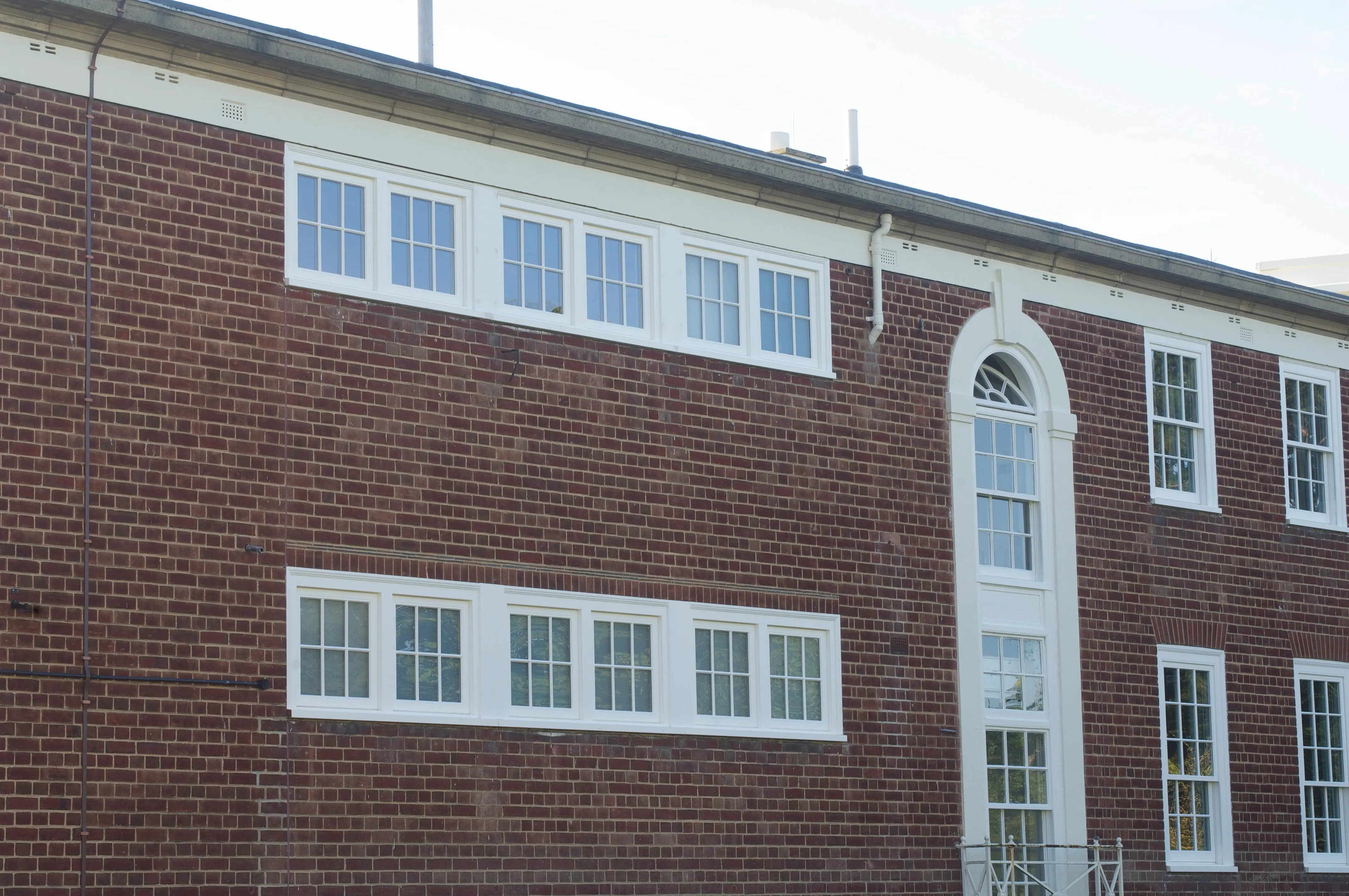 new timber windows for ladies college in cheltenham