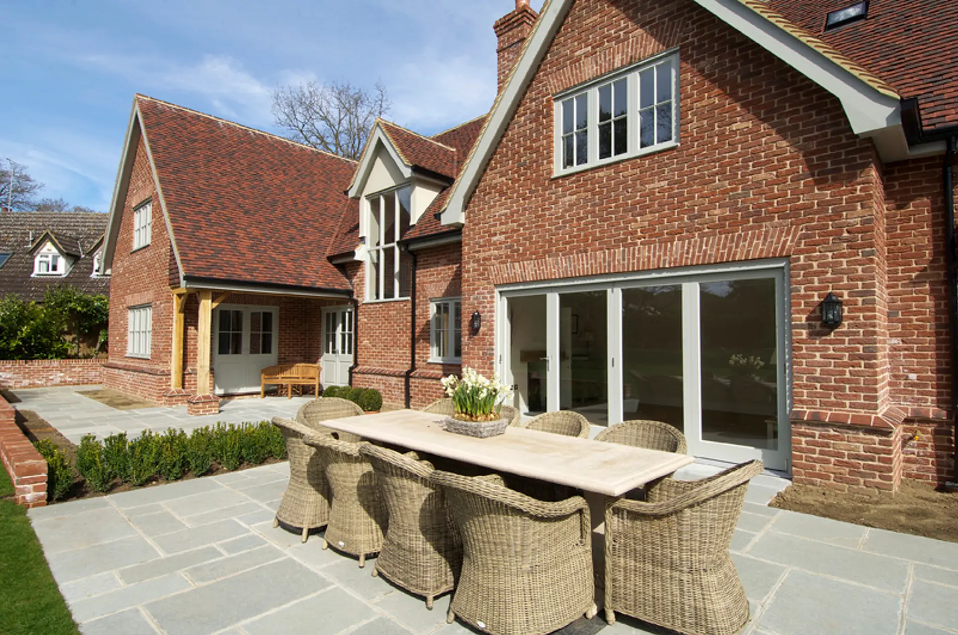 Bifold Door Grey Exterior 3 - Bi-fold door in Grey