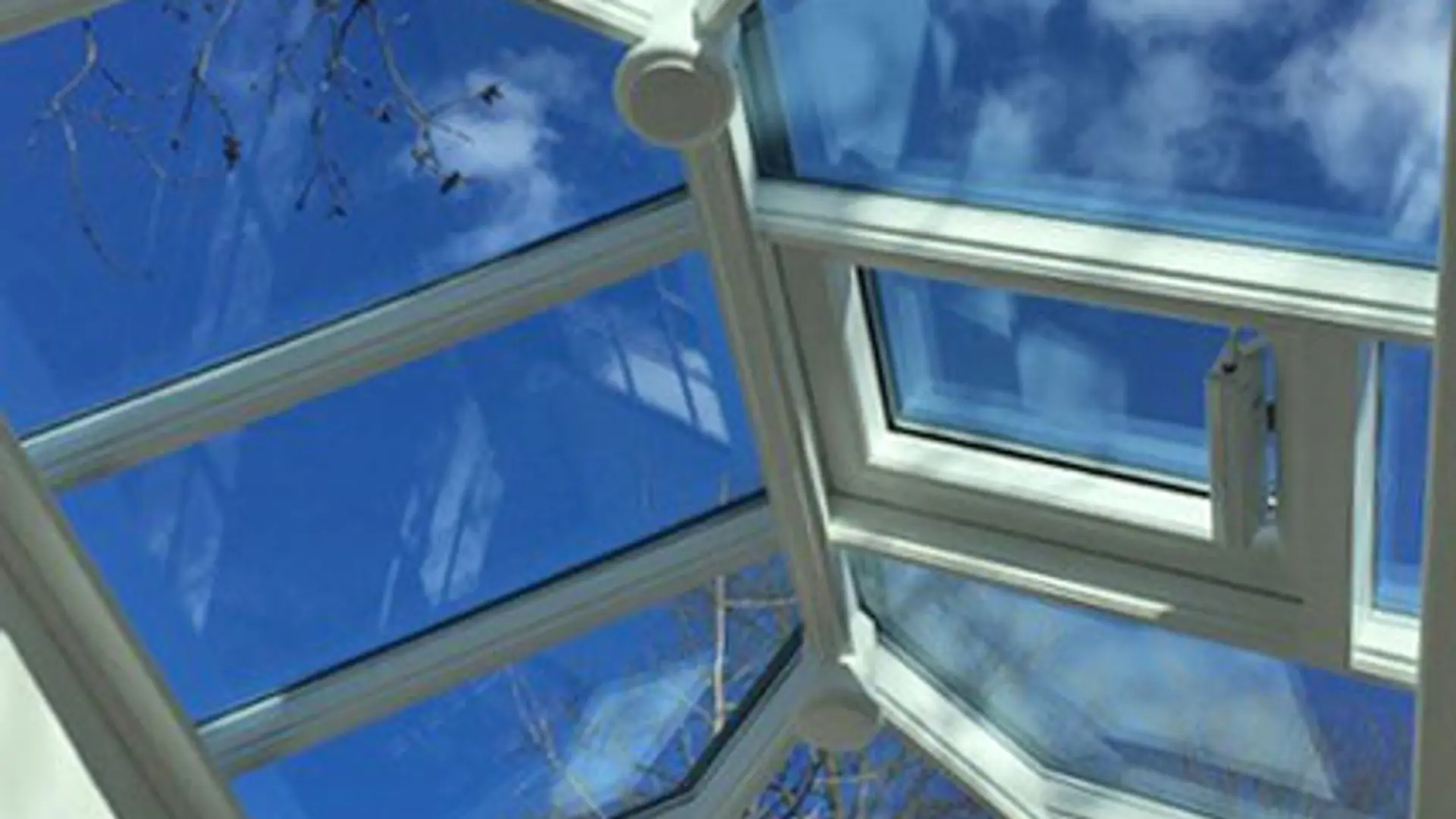 Roof Lantern White Interior 5 - Roof Lantern in White