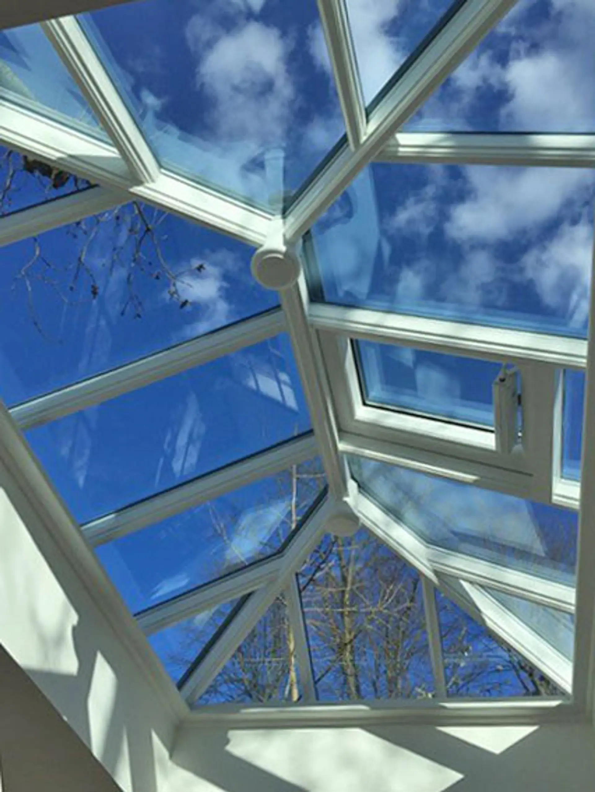 Roof Lantern White Interior 5 - Roof Lantern in White