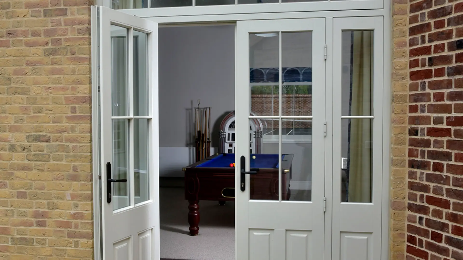 French Door White Exterior 10 - French door in White