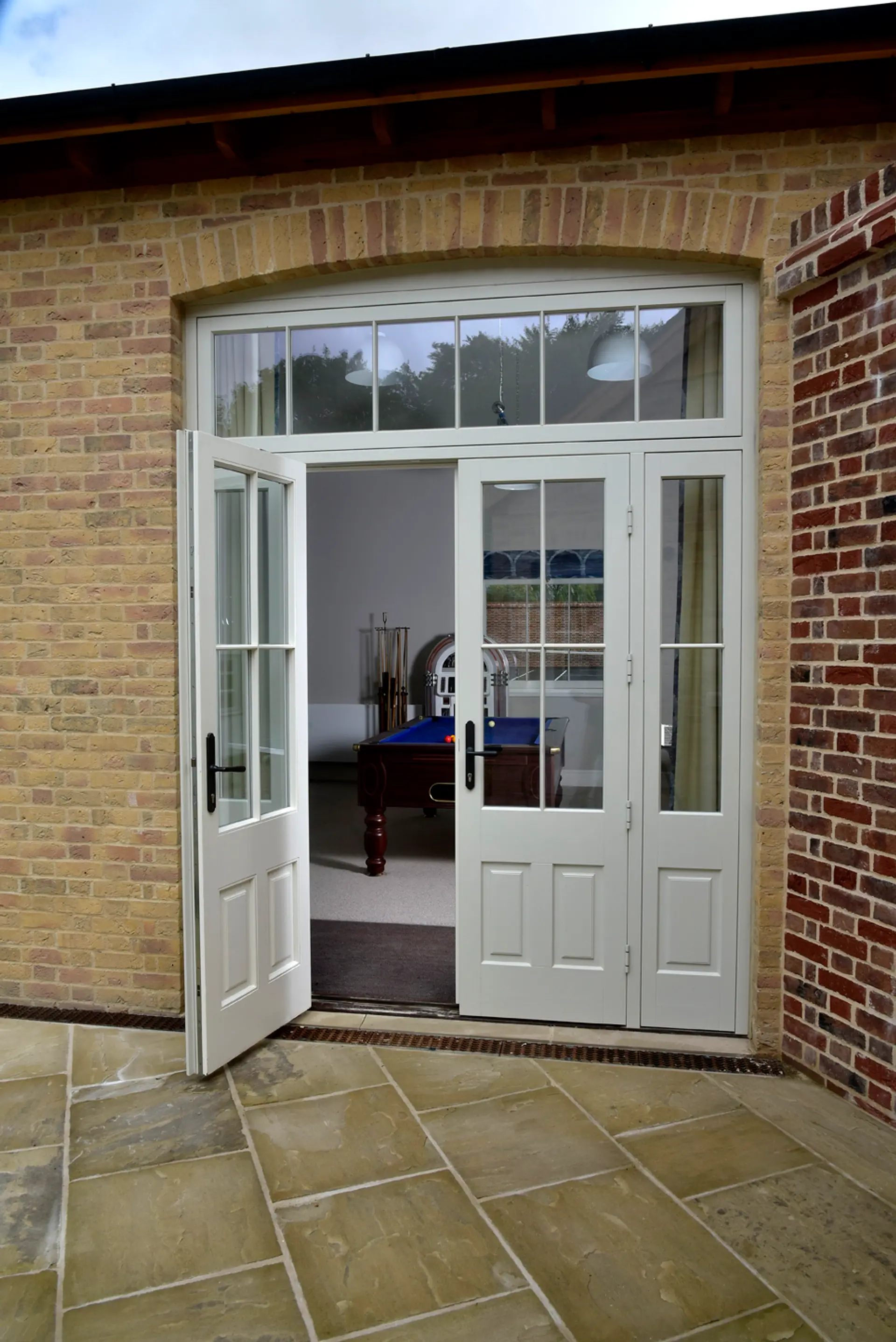 French Door White Exterior 10 - French door in White