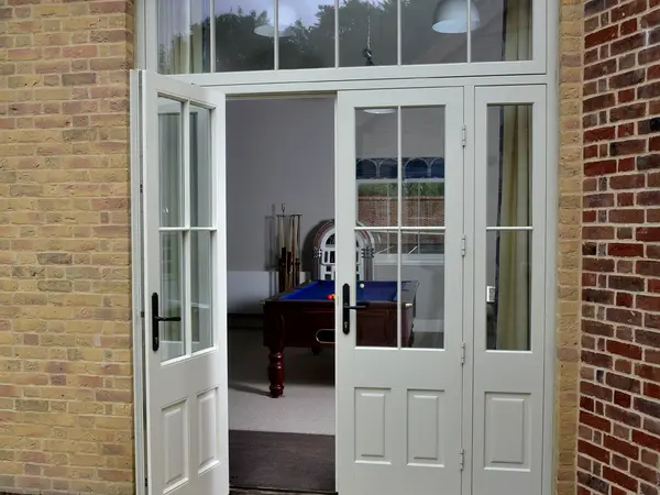 French Door White Exterior 10 - French door in White