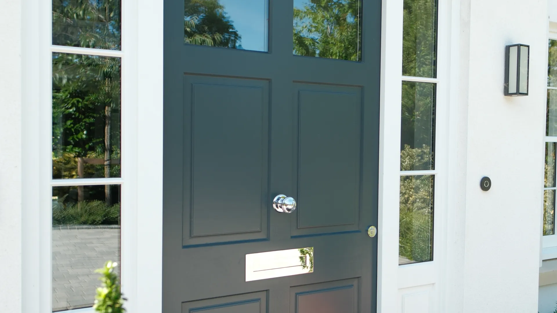Entrance Door Grey Exterior 19 - Entrance Door in Grey