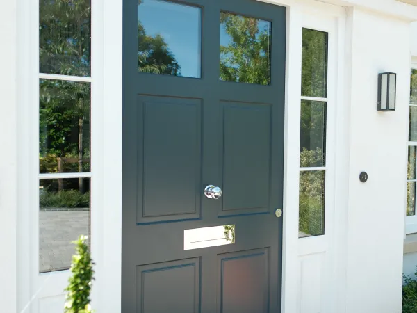 Entrance Door Grey Exterior 19 - Entrance Door in Grey