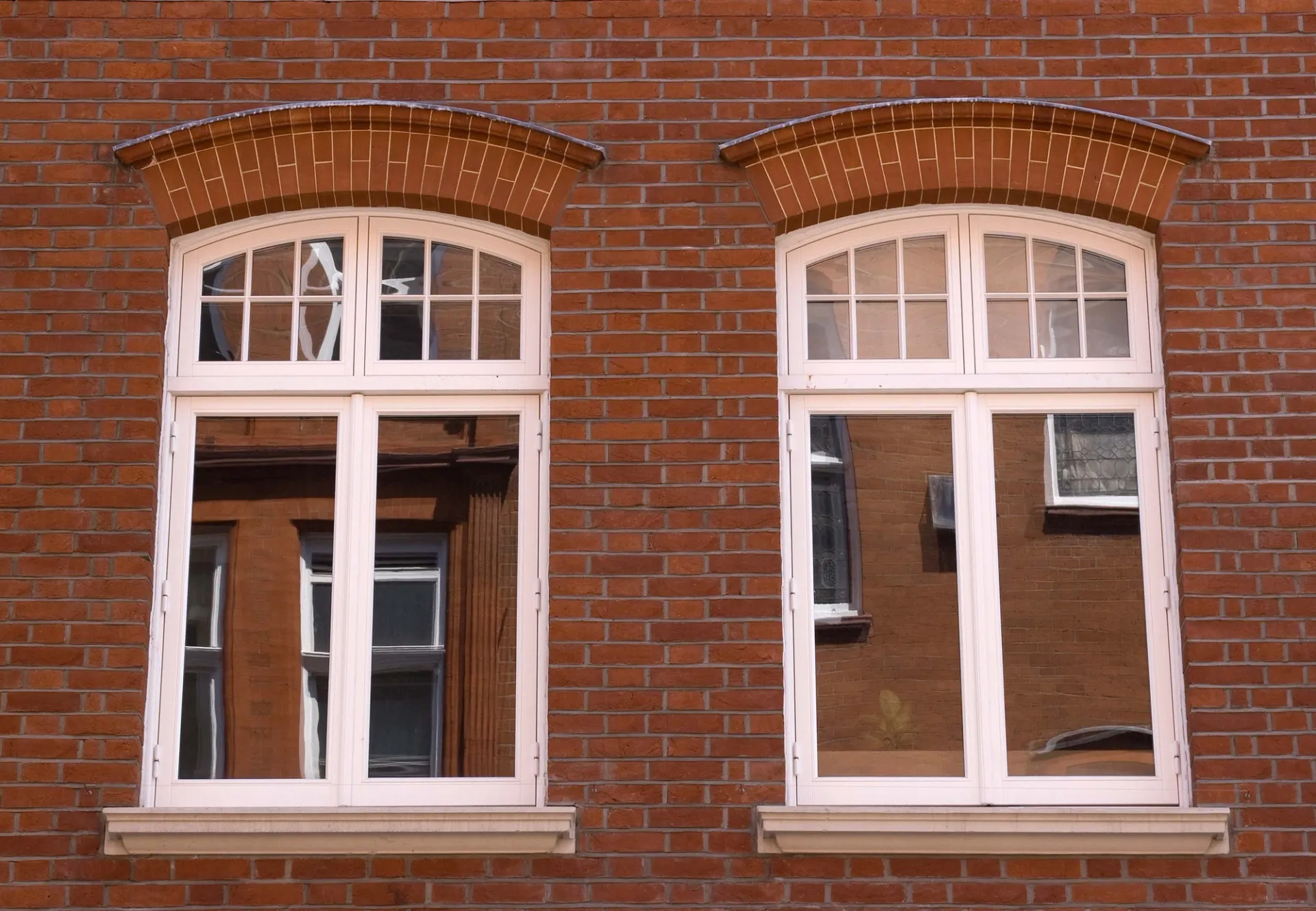 Casement Windows White Exterior 52 - Casement window in White