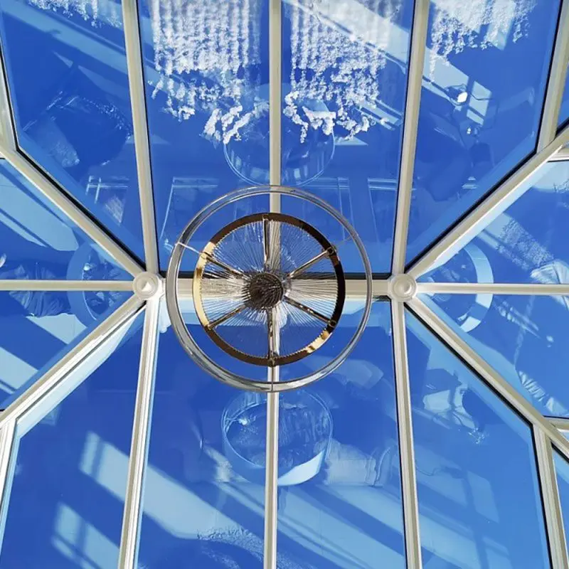 wooden roof lanterns