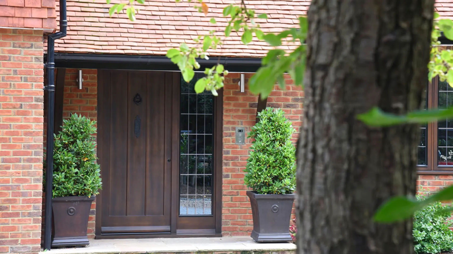 Entrance Door Stained Exterior 4 - Entrance Door in Stained