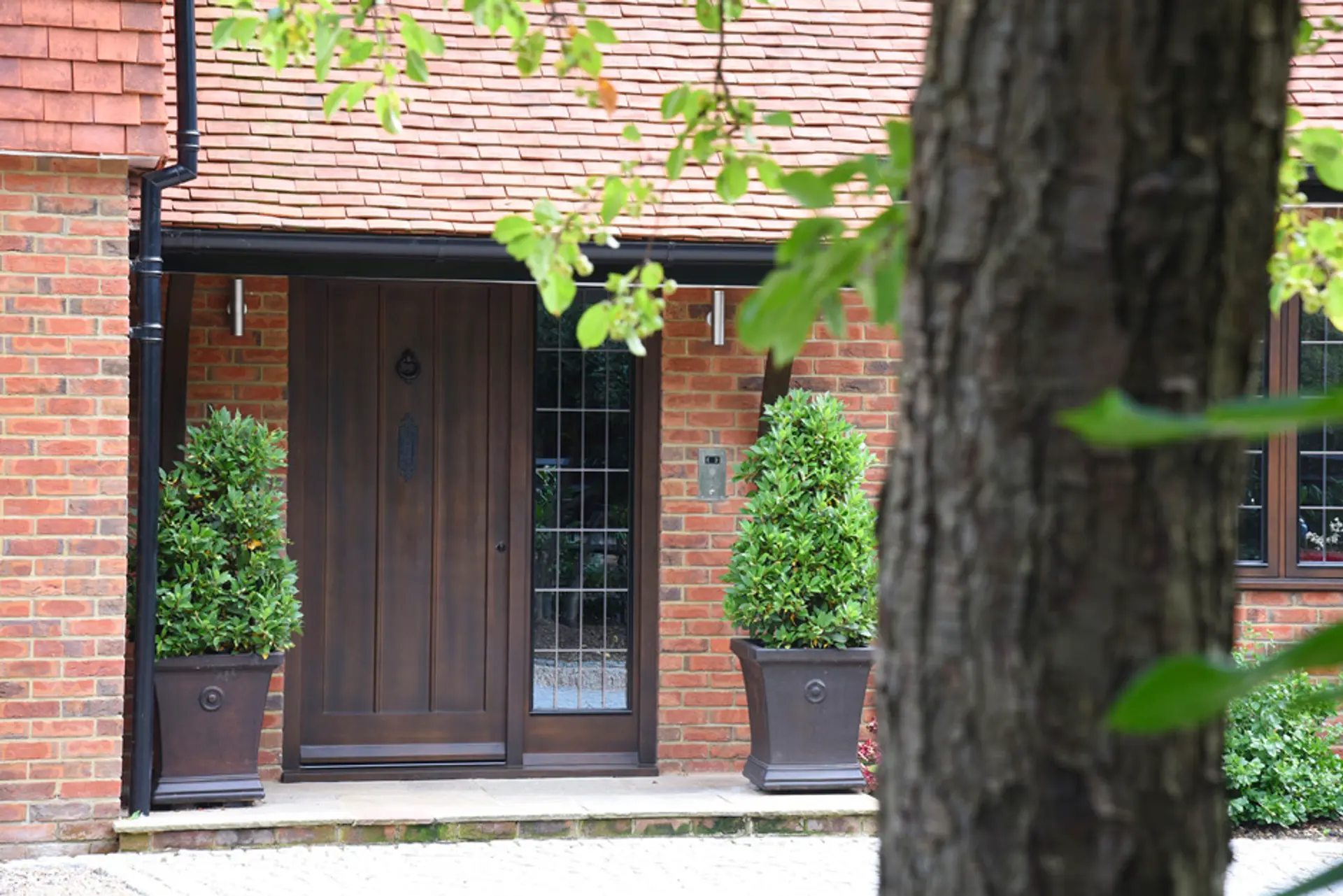 Entrance Door Stained Exterior 4 - Entrance Door in Stained