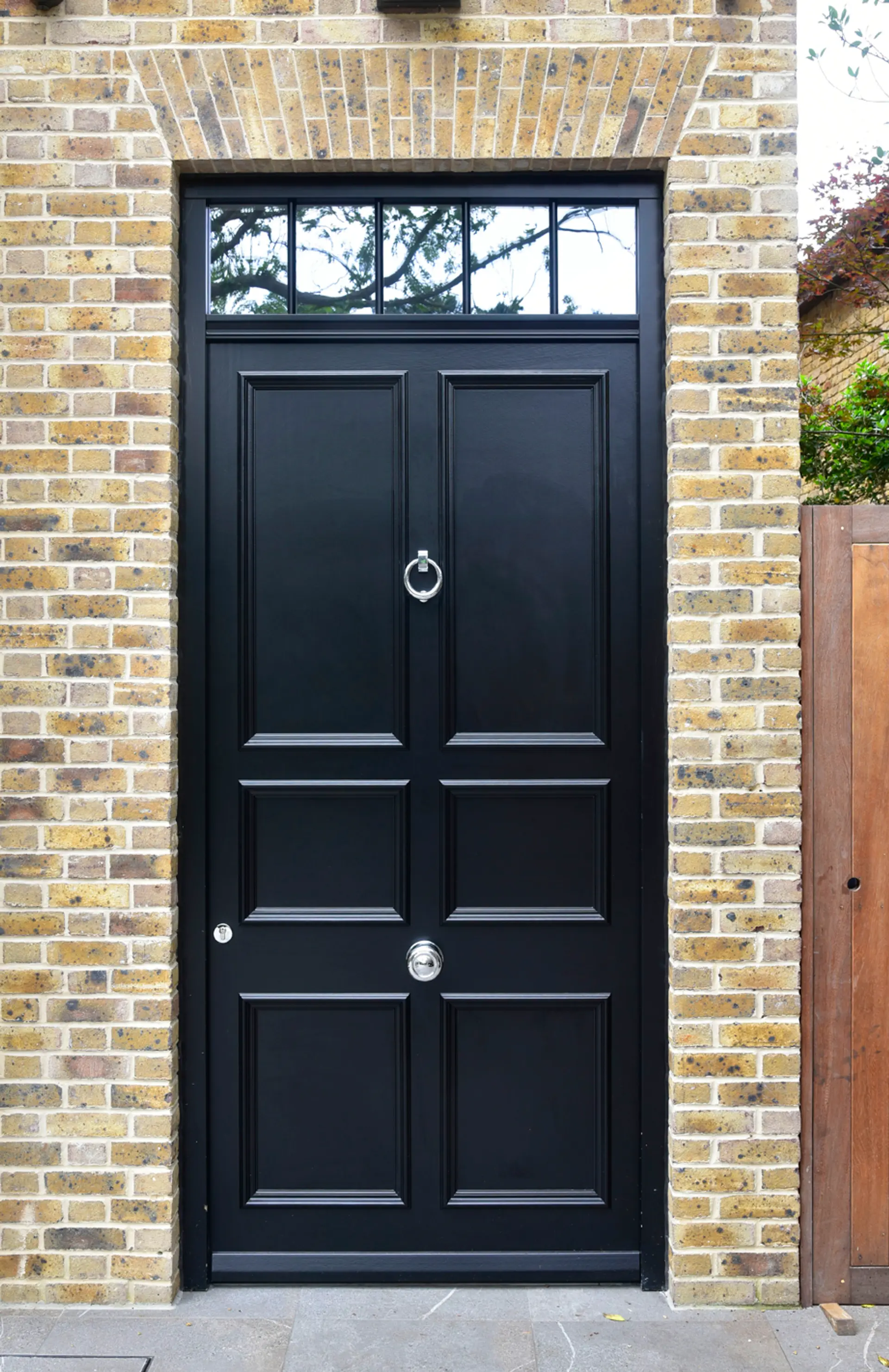 Entrance Door Black Exterior 4 - Entrance Door in Black