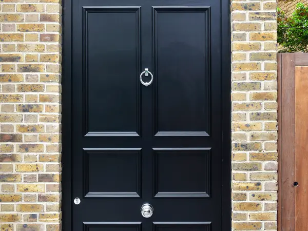 Entrance Door Black Exterior 4 - Entrance Door in Black