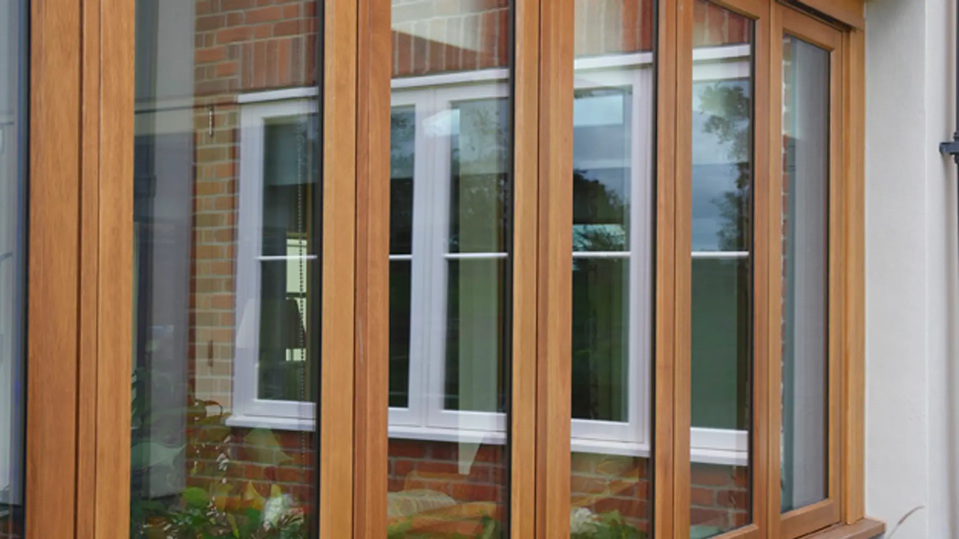 Casement Windows Stained Exterior - Casement window in Stained
