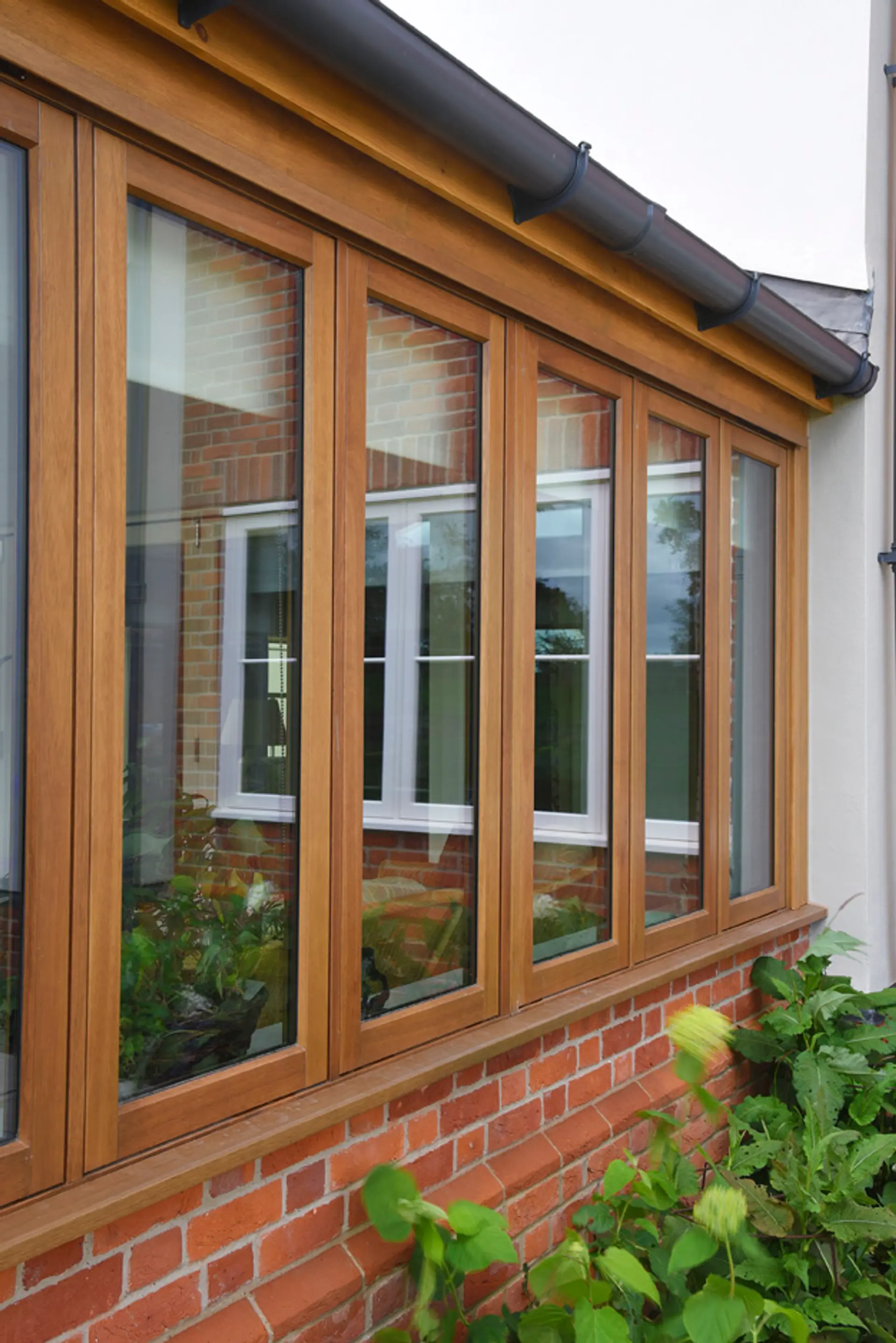 Casement Windows Stained Exterior - Casement window in Stained