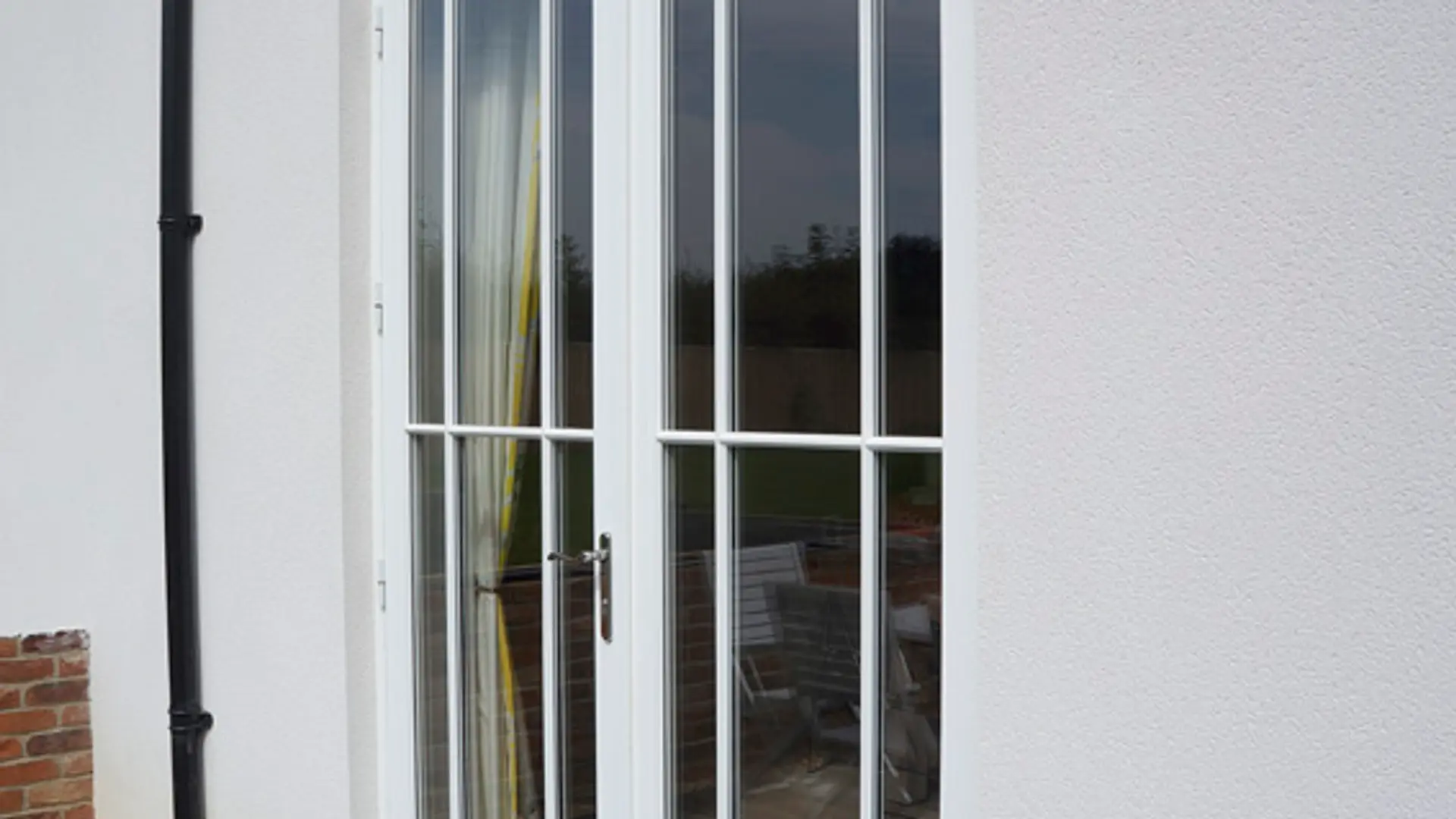 French Door White Exterior 19 - French door in White