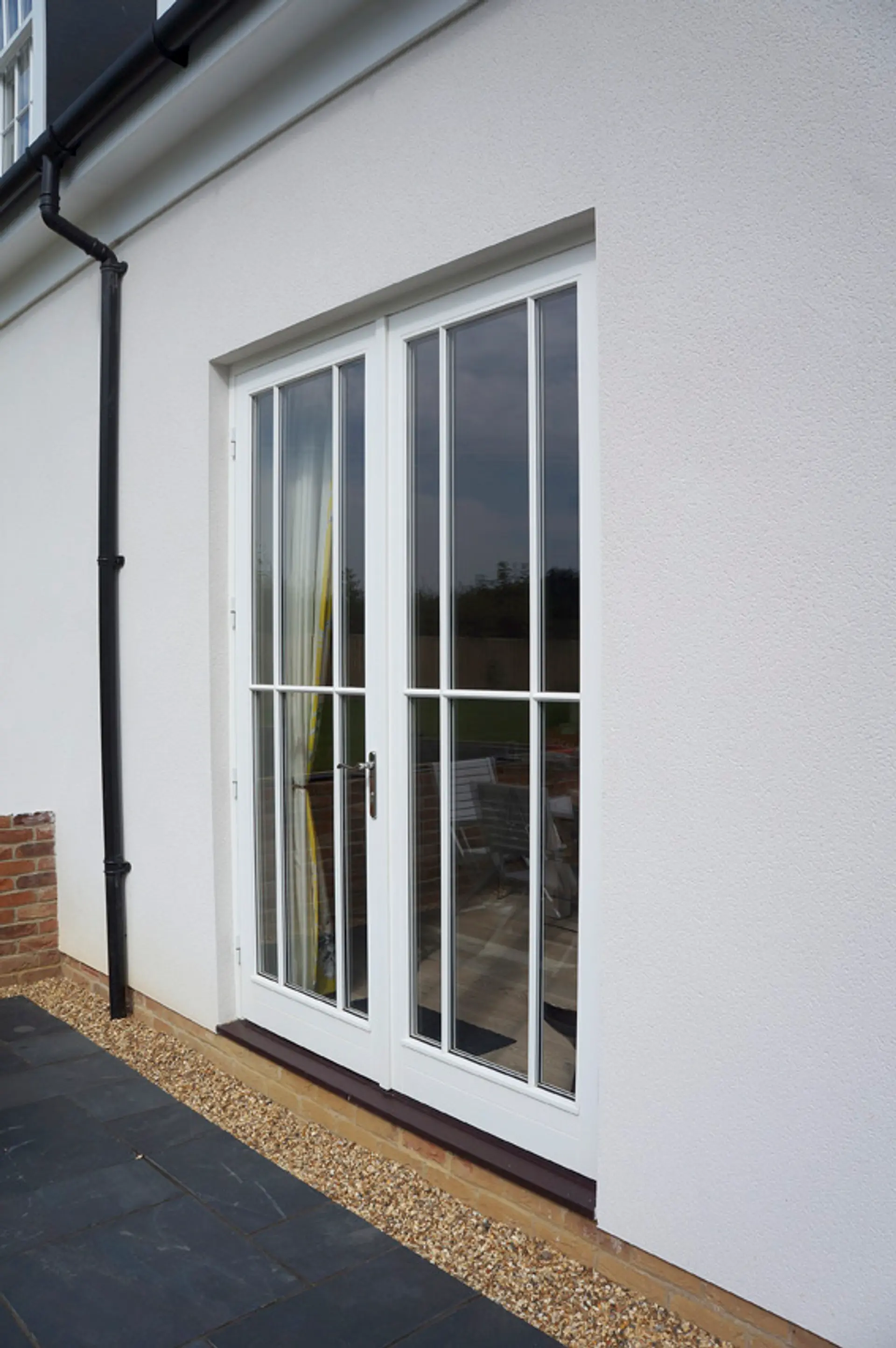 French Door White Exterior 19 - French door in White