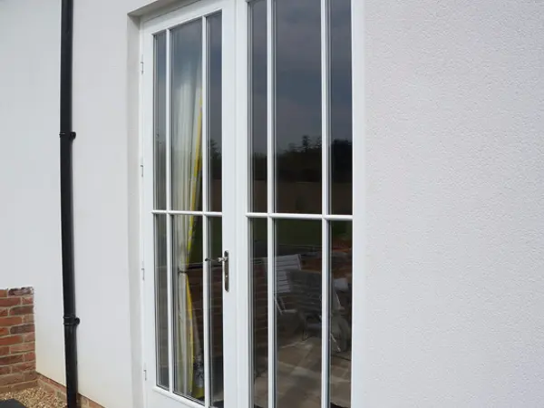 French Door White Exterior 19 - French door in White