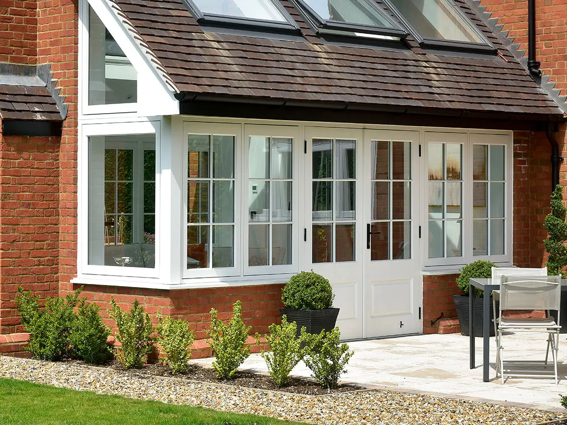 Surrey New Build Elevated With Classic Timber Detailing