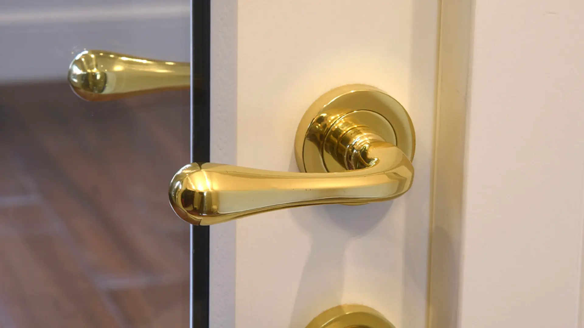 Mumford & Wood Ironmongery Brass Single Door - in