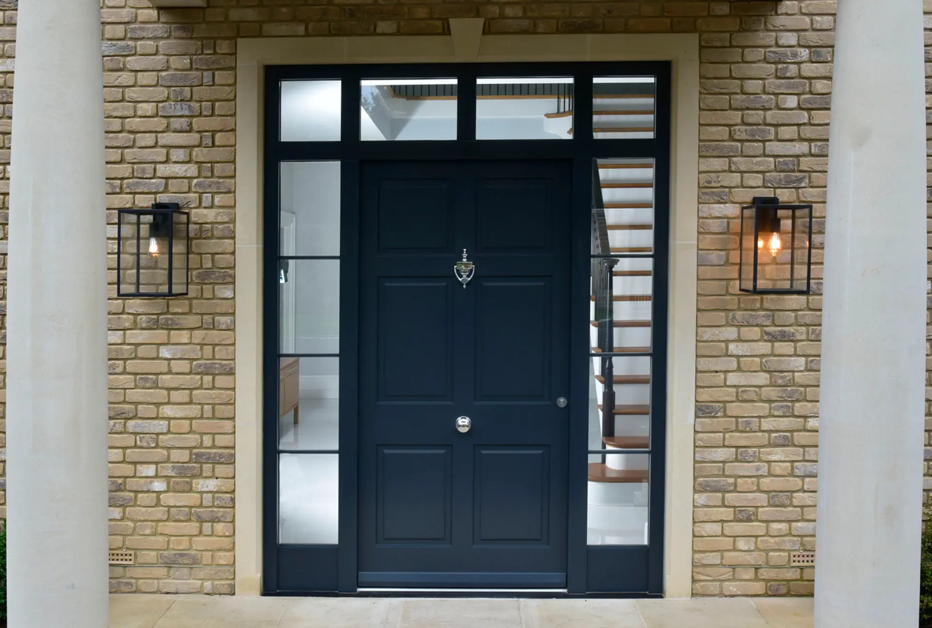 Entrance Door Black Exterior 3 - Entrance Door in Black