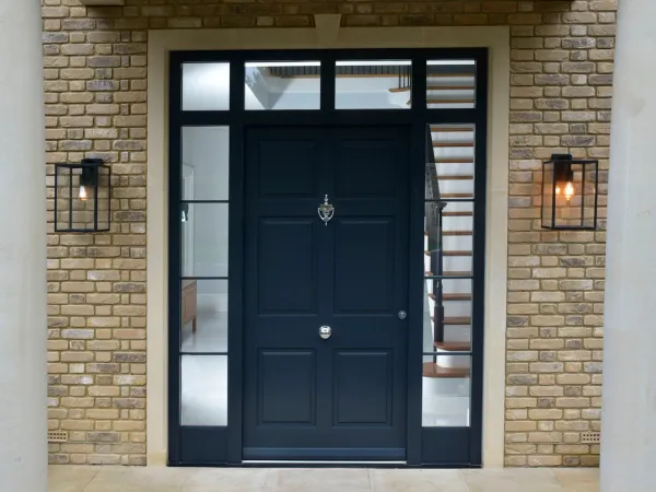 Entrance Door Black Exterior 3 - Entrance Door in Black