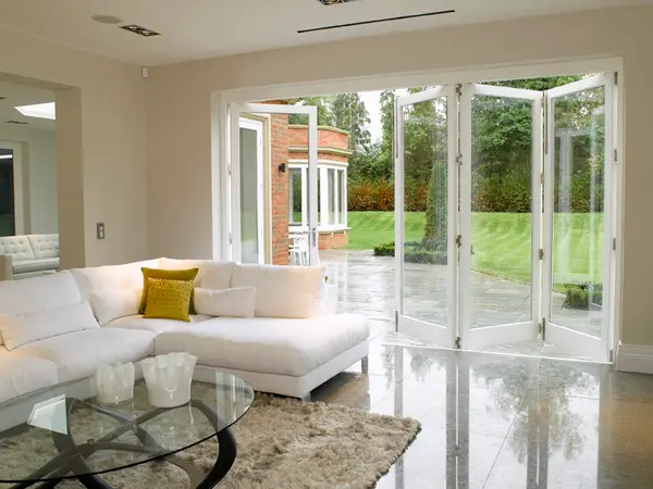 Bifold Door White Interior - Bi-fold door in White