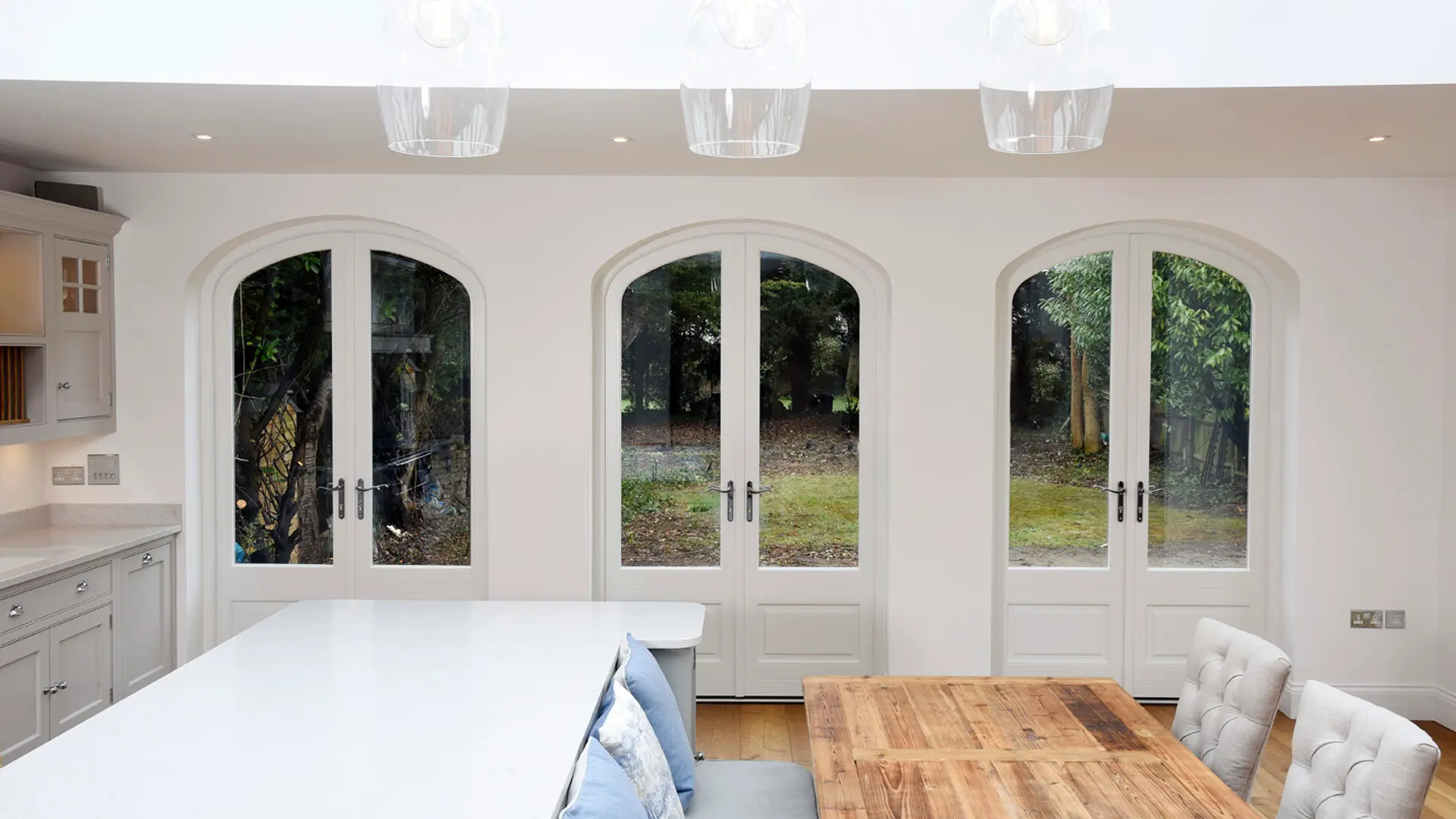 French Door White Interior 22 - French door in White