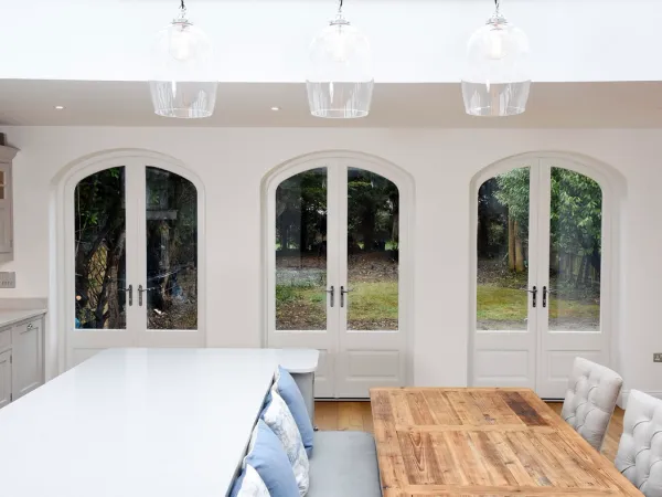 French Door White Interior 22 - French door in White