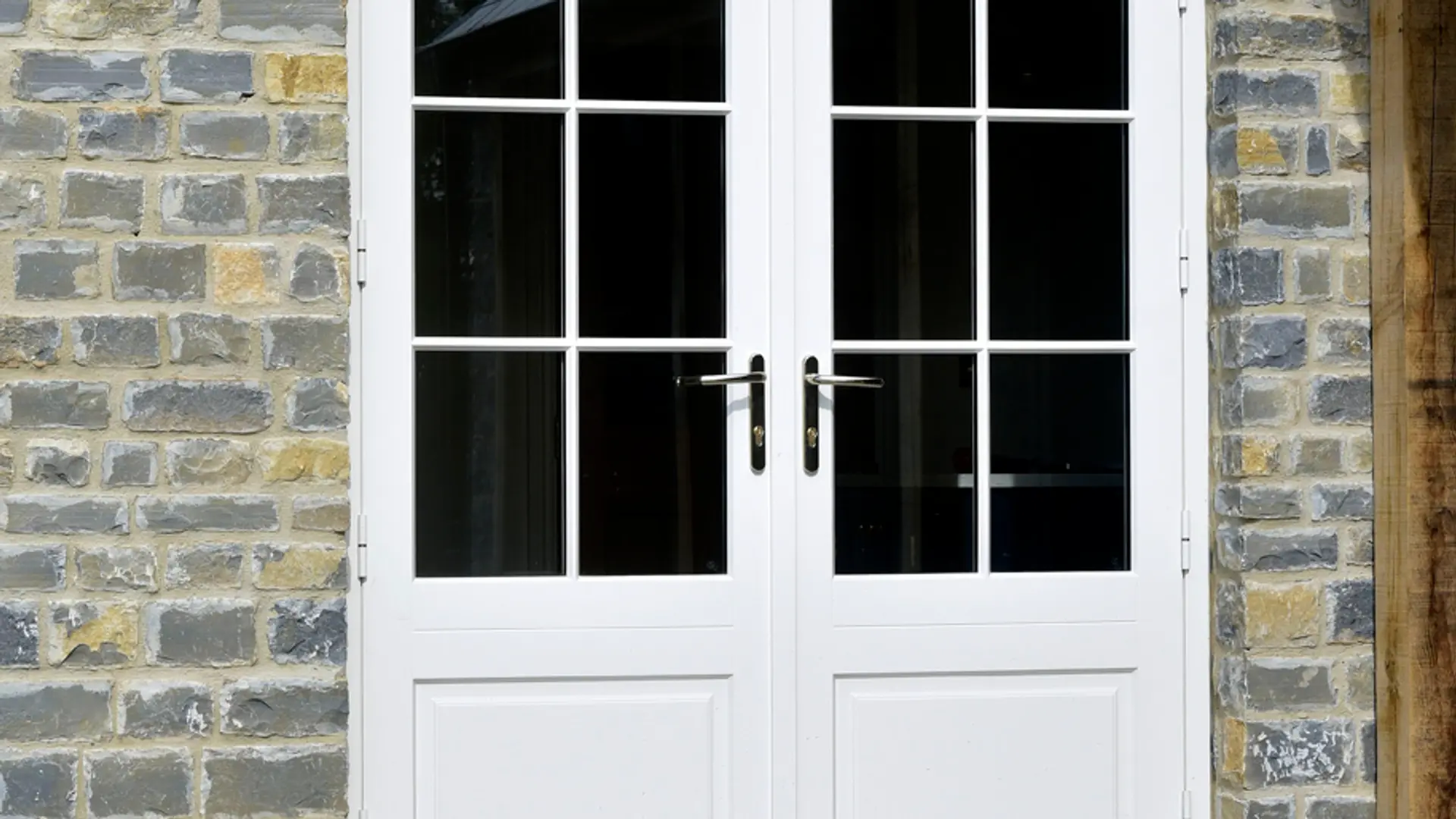 French Door White Exterior 38 - French door in White
