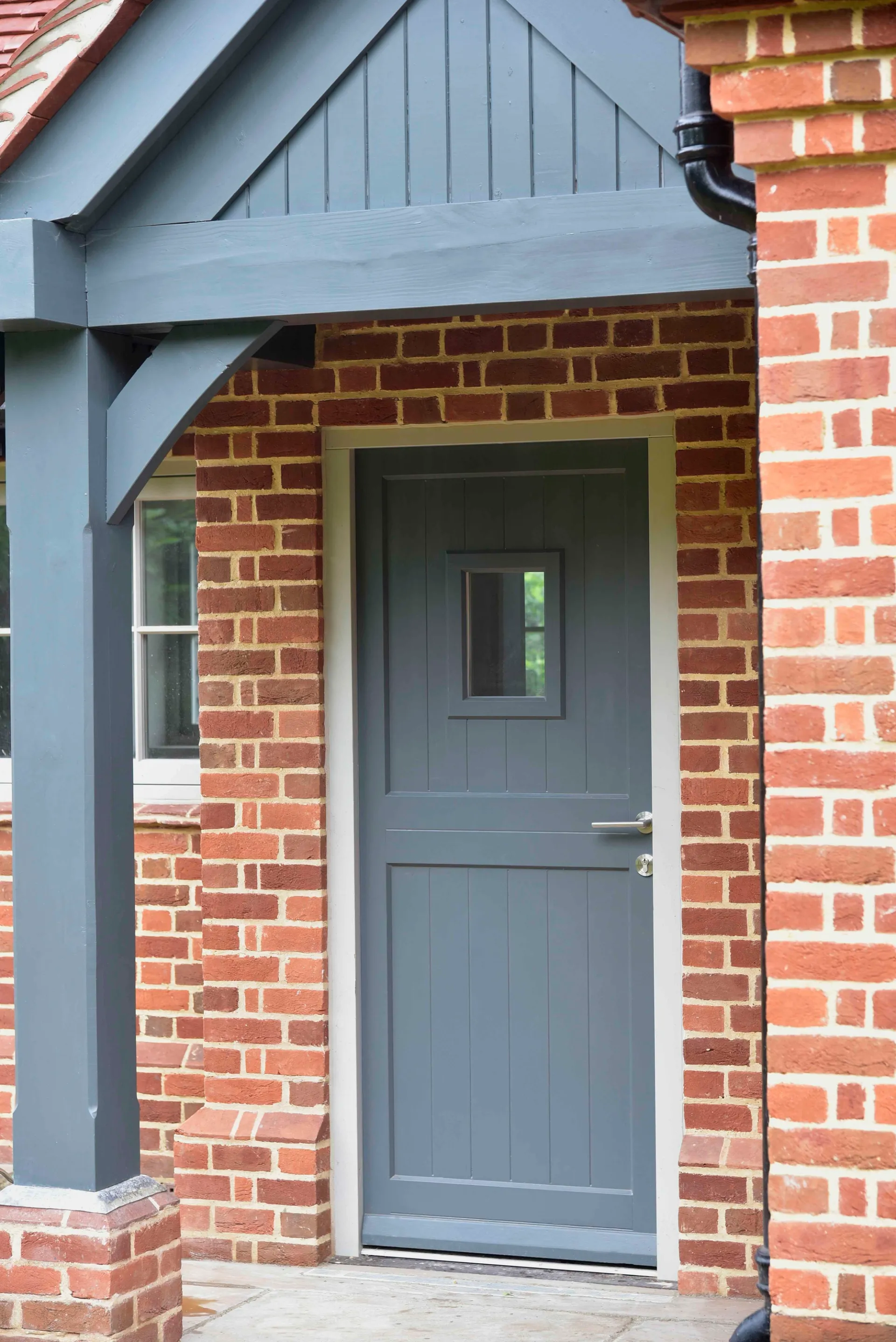 Entrance Door Grey Exterior 4 - Entrance Door in Grey