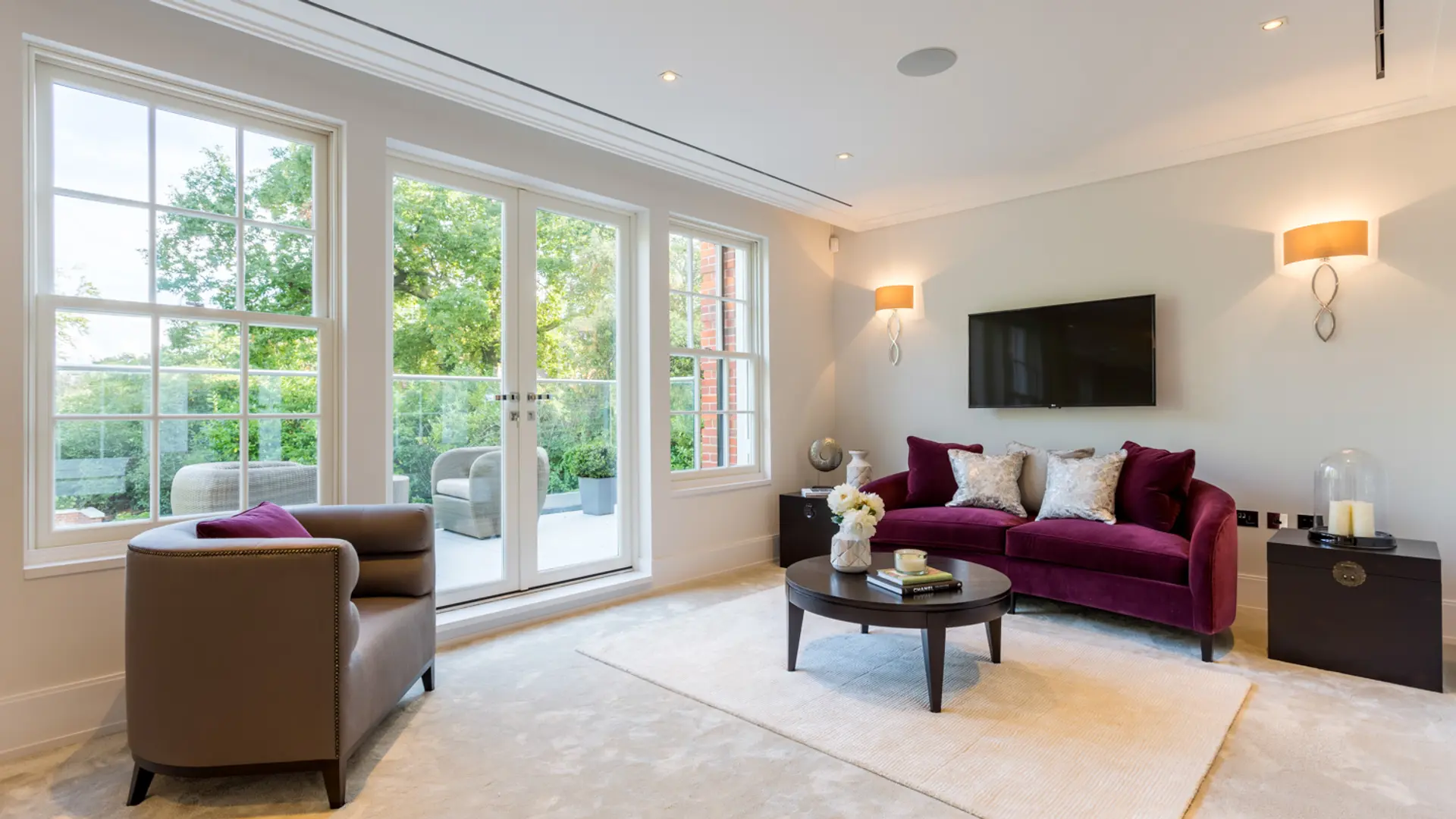 French Door White Interior 14 - French door in White