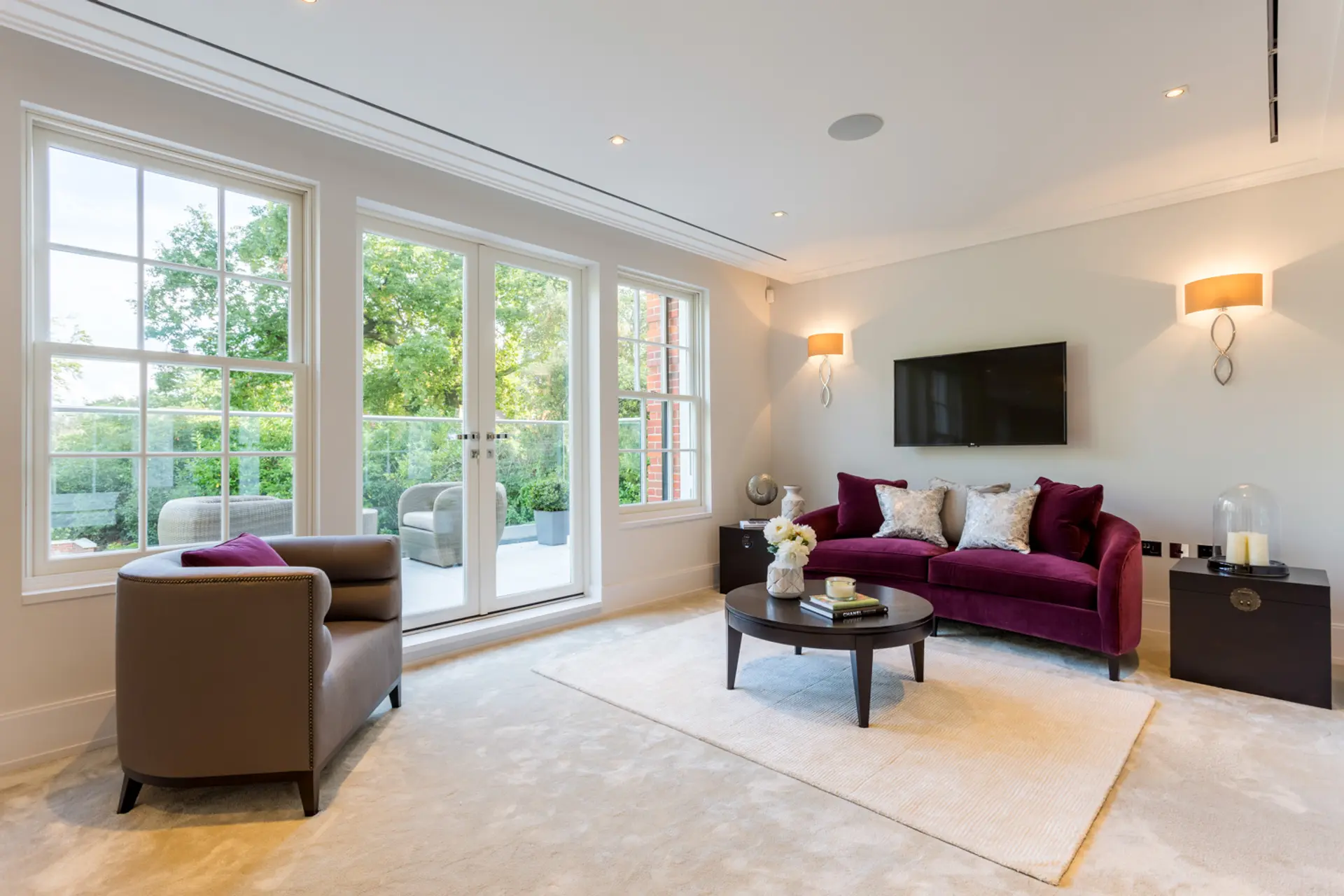 French Door White Interior 14 - French door in White