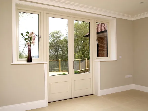 French Door White Interior - French door in White