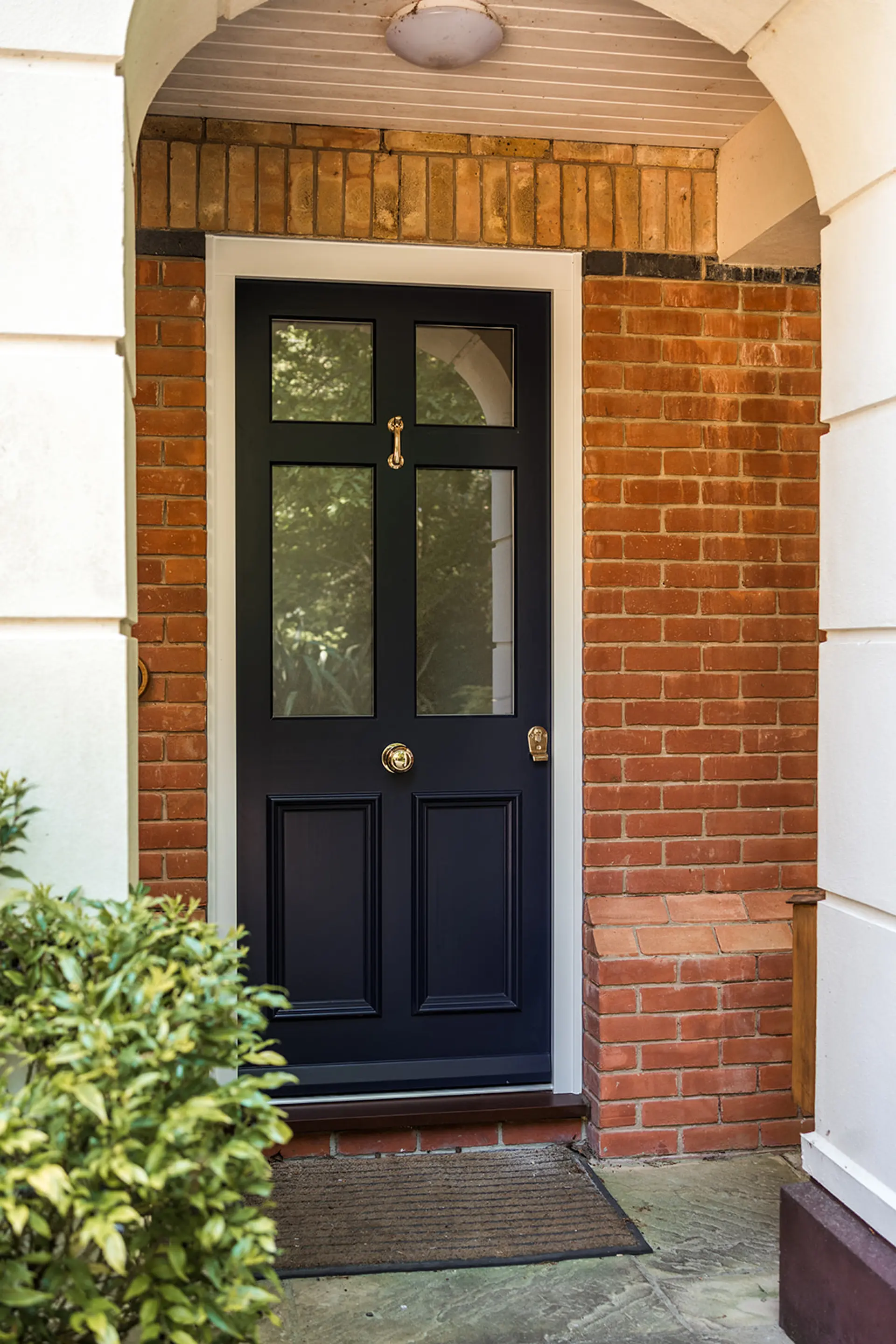 Entrance Door Black Exterior 6 - Entrance Door in Black