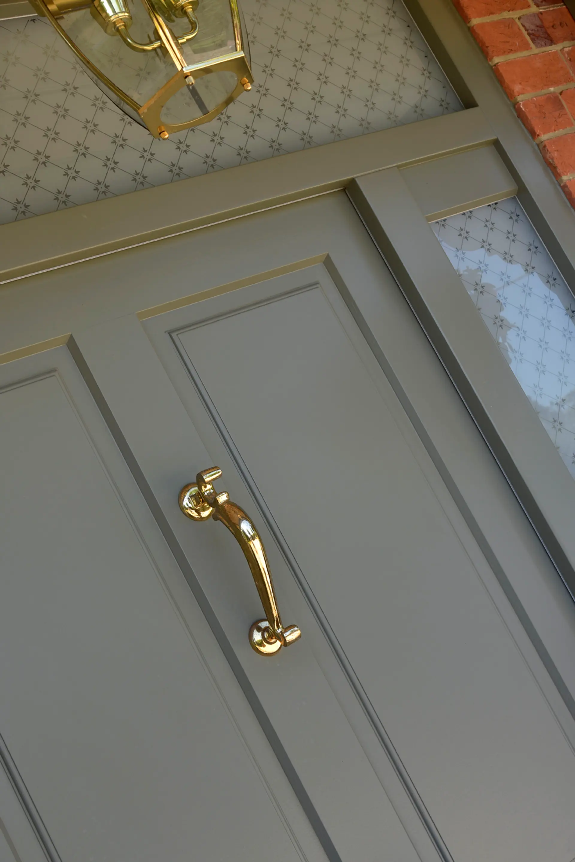 Mumford & Wood Ironmongery Brass Entrance Door 9 - in