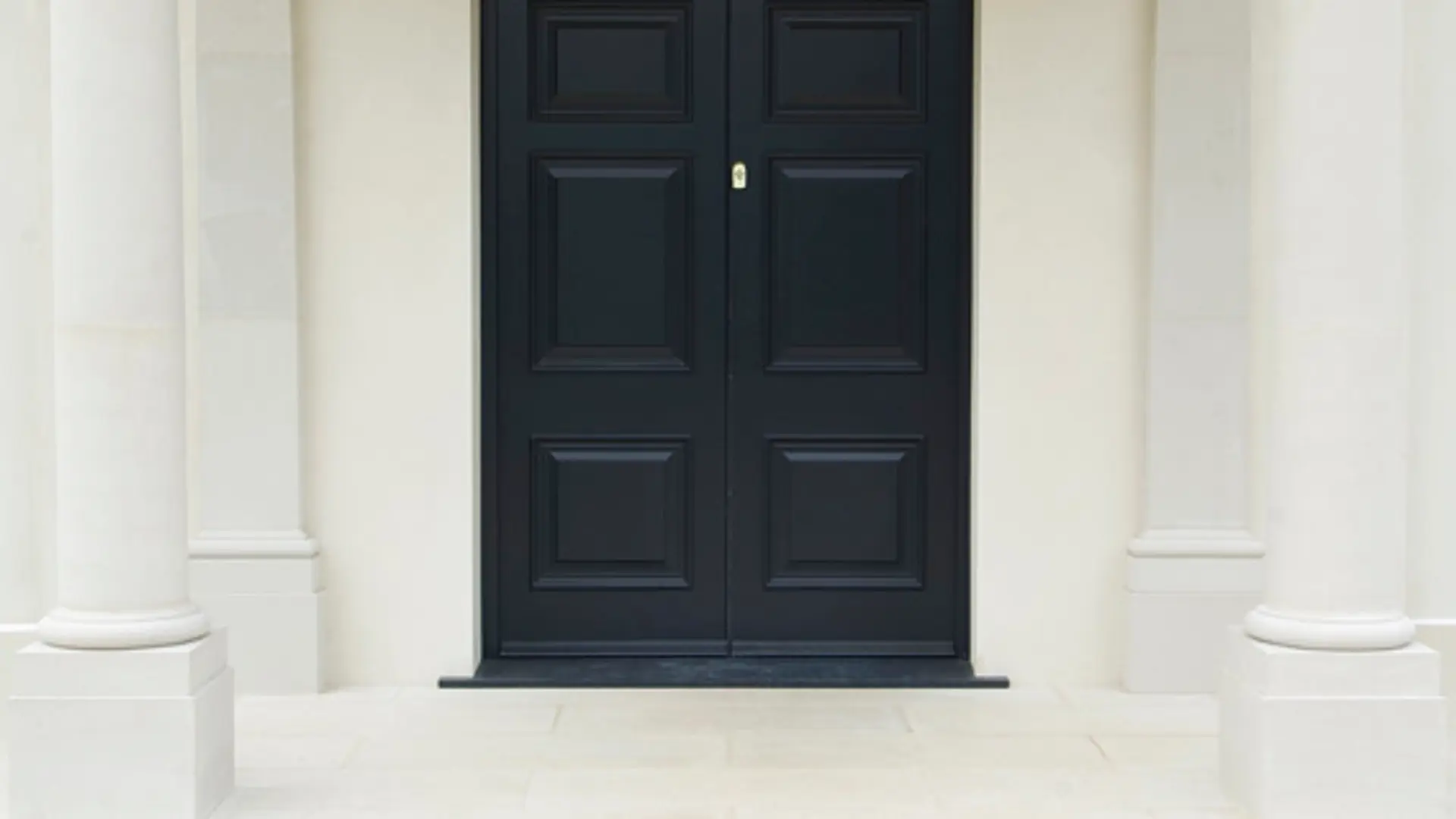Entrance Door Black Exterior 14 - Entrance Door in Black