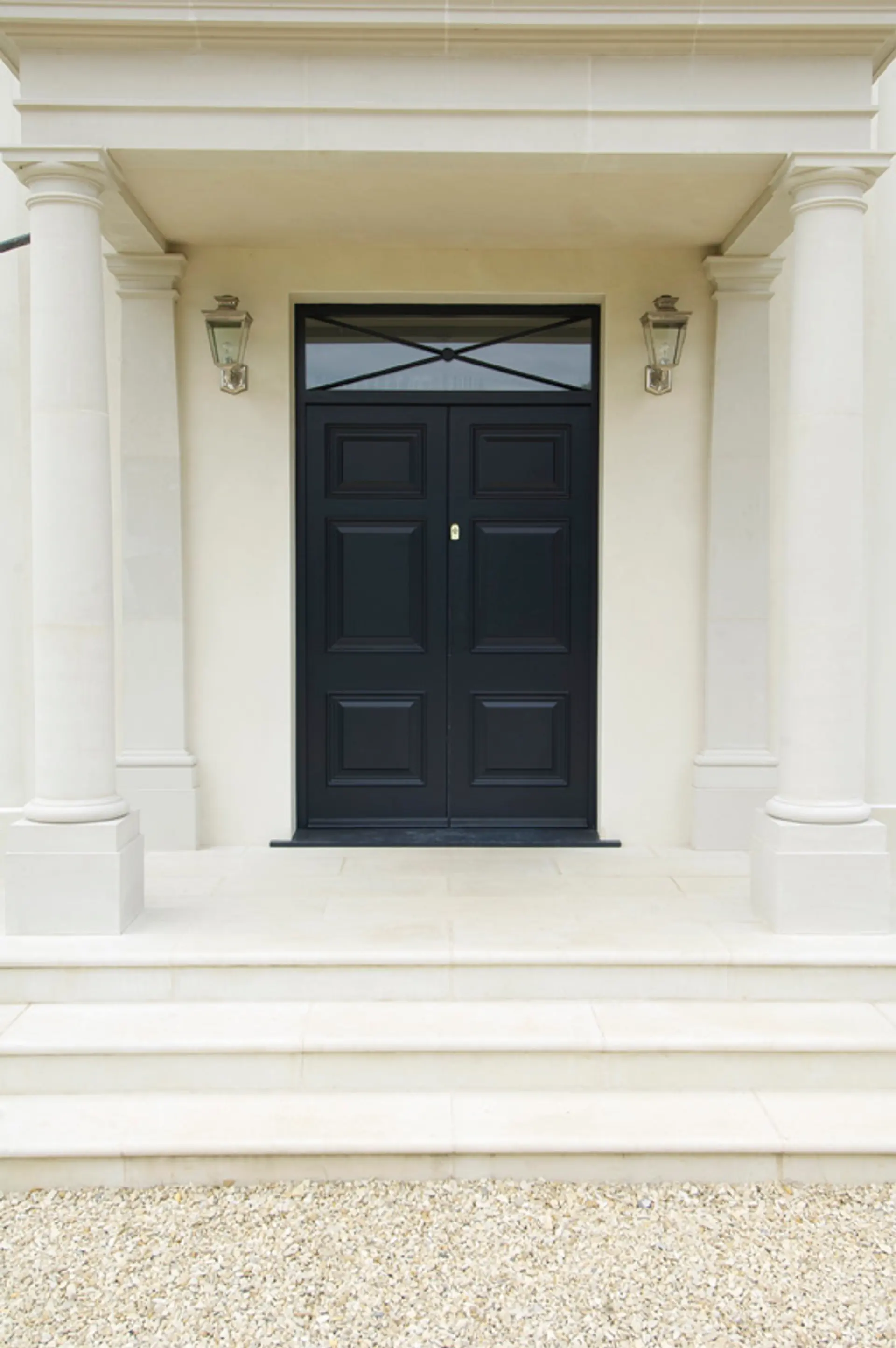Entrance Door Black Exterior 14 - Entrance Door in Black