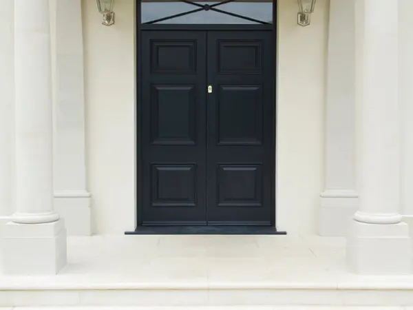 Entrance Door Black Exterior 14 - Entrance Door in Black