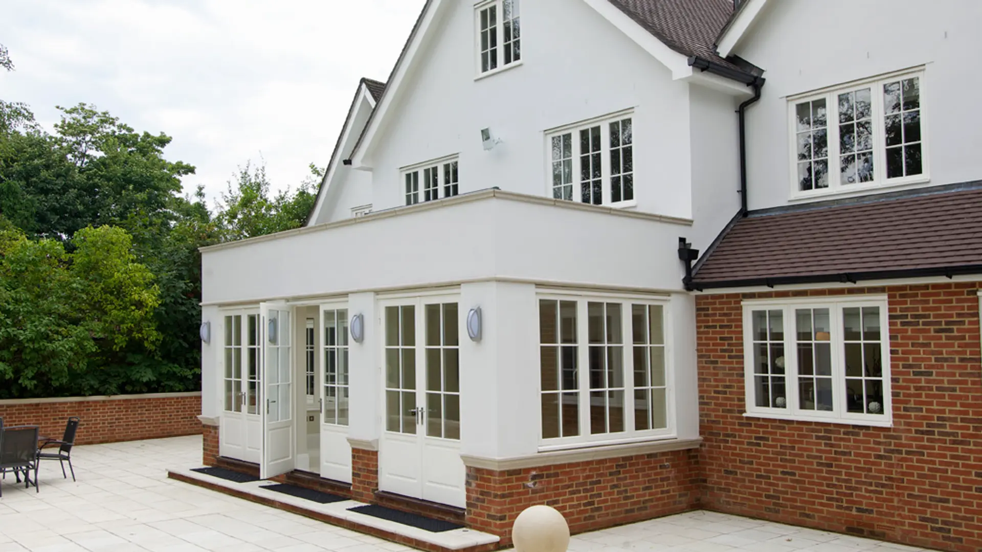 French Door White Exterior 40 - French door in White