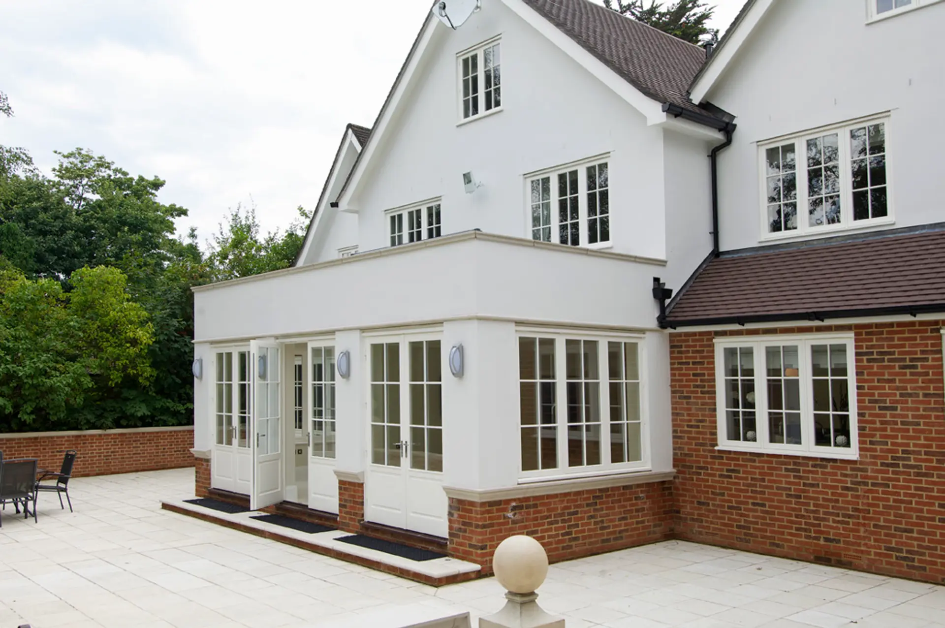 French Door White Exterior 40 - French door in White
