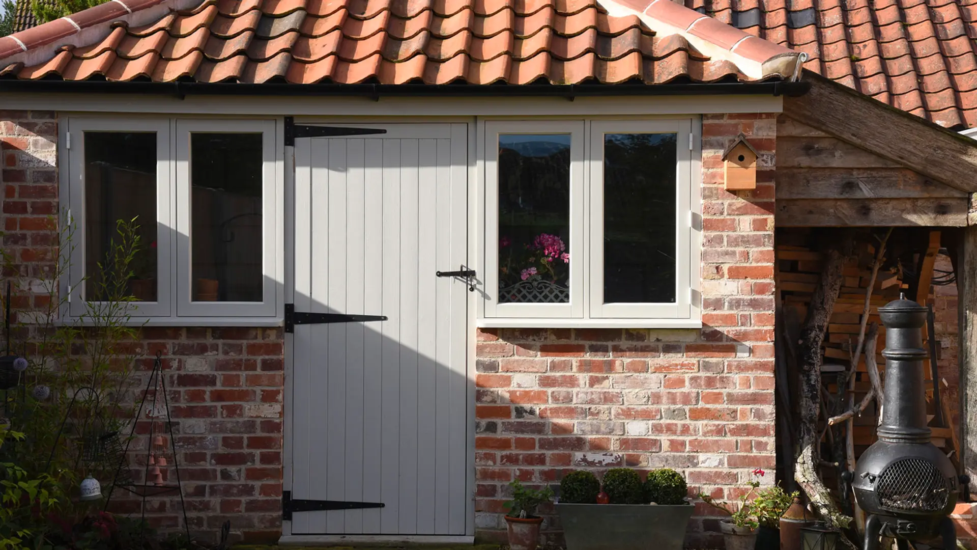 Single Door White Exterior - Single door in White