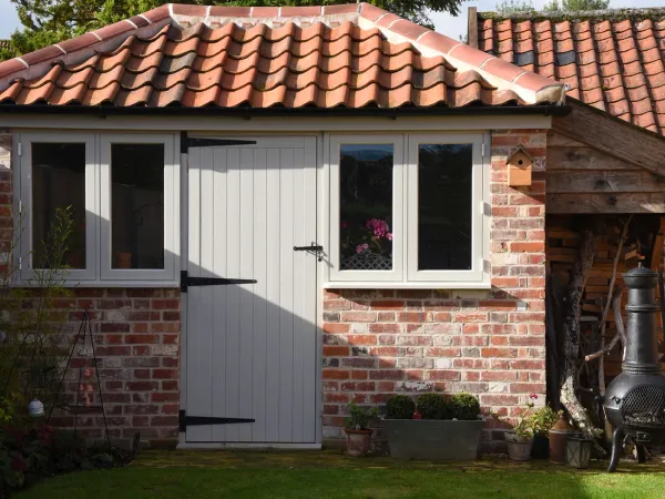 Single Door White Exterior - Single door in White